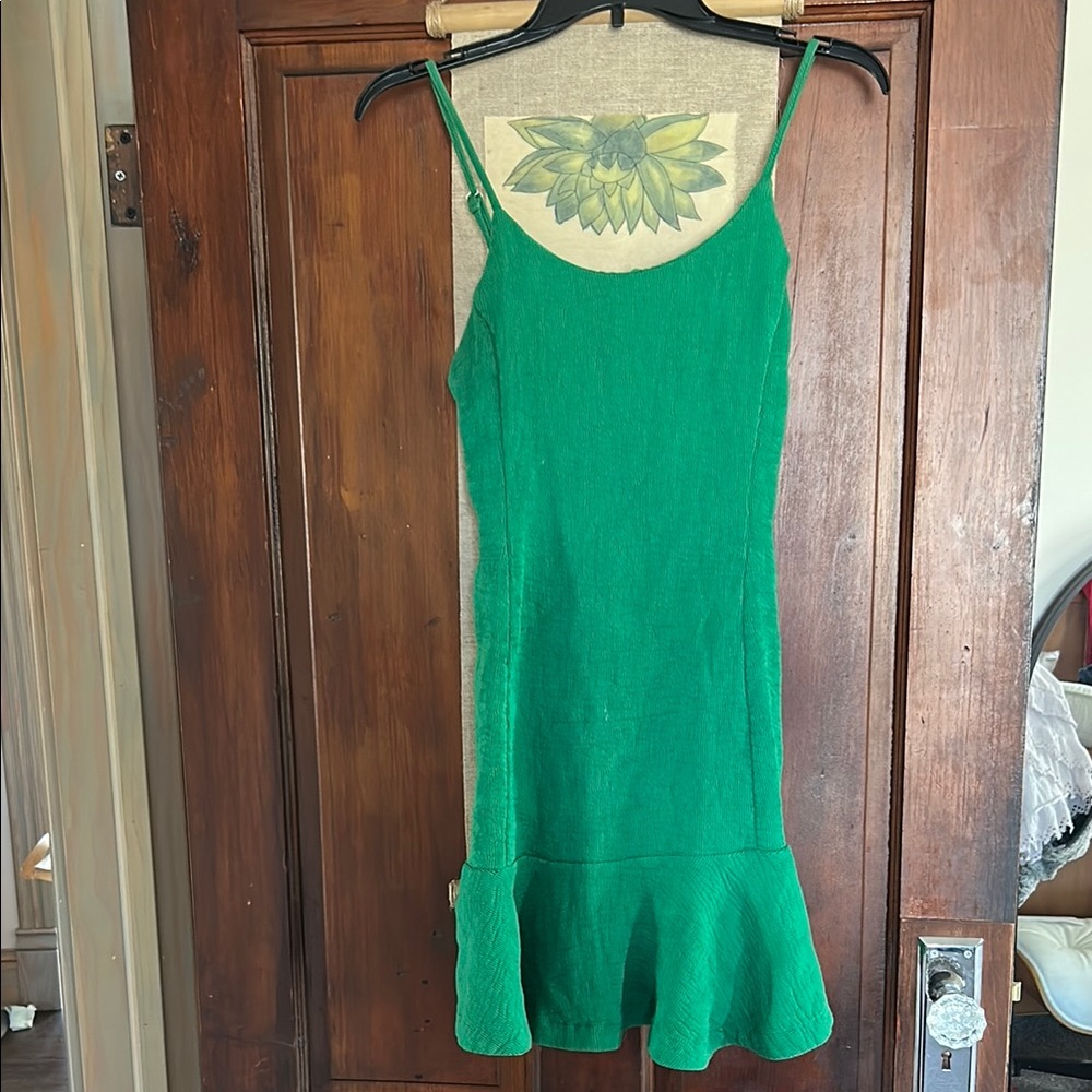 Gianni Bini Green Sleeveless Dress